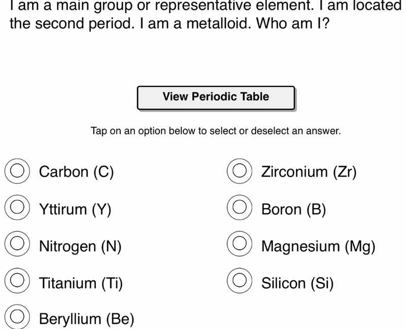 i am a main group or representative element. i am located the second pe…