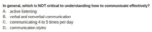 in general, which is not critical to understanding how to communicate e…