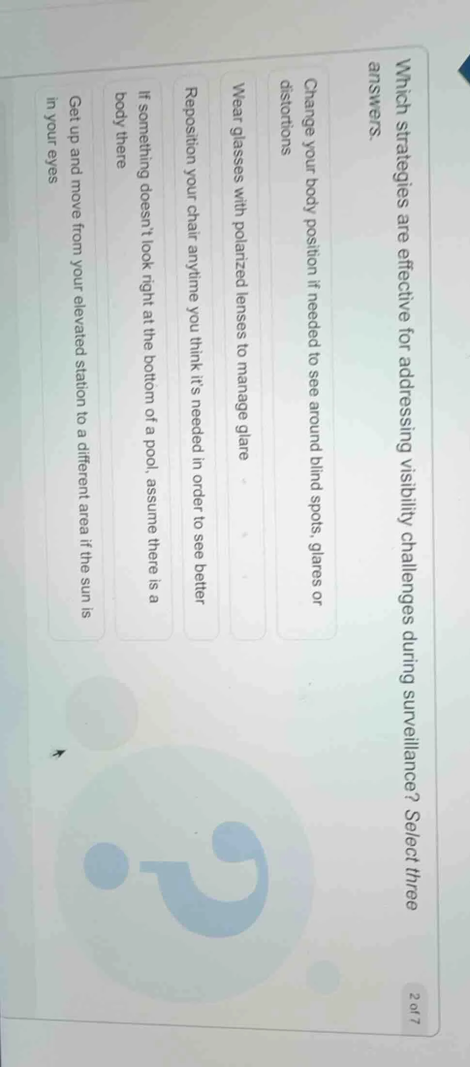 which strategies are effective for addressing visibility challenges dur…