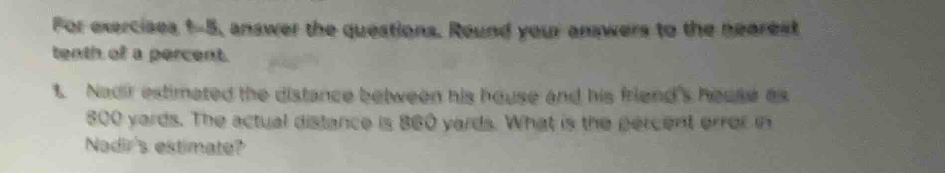 for exercises 1–5, answer the questions. round your answers to the near…