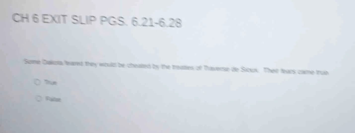 ch 6 exit slip pgs. 6.21-6.28 some quakers feared they would be cheated…