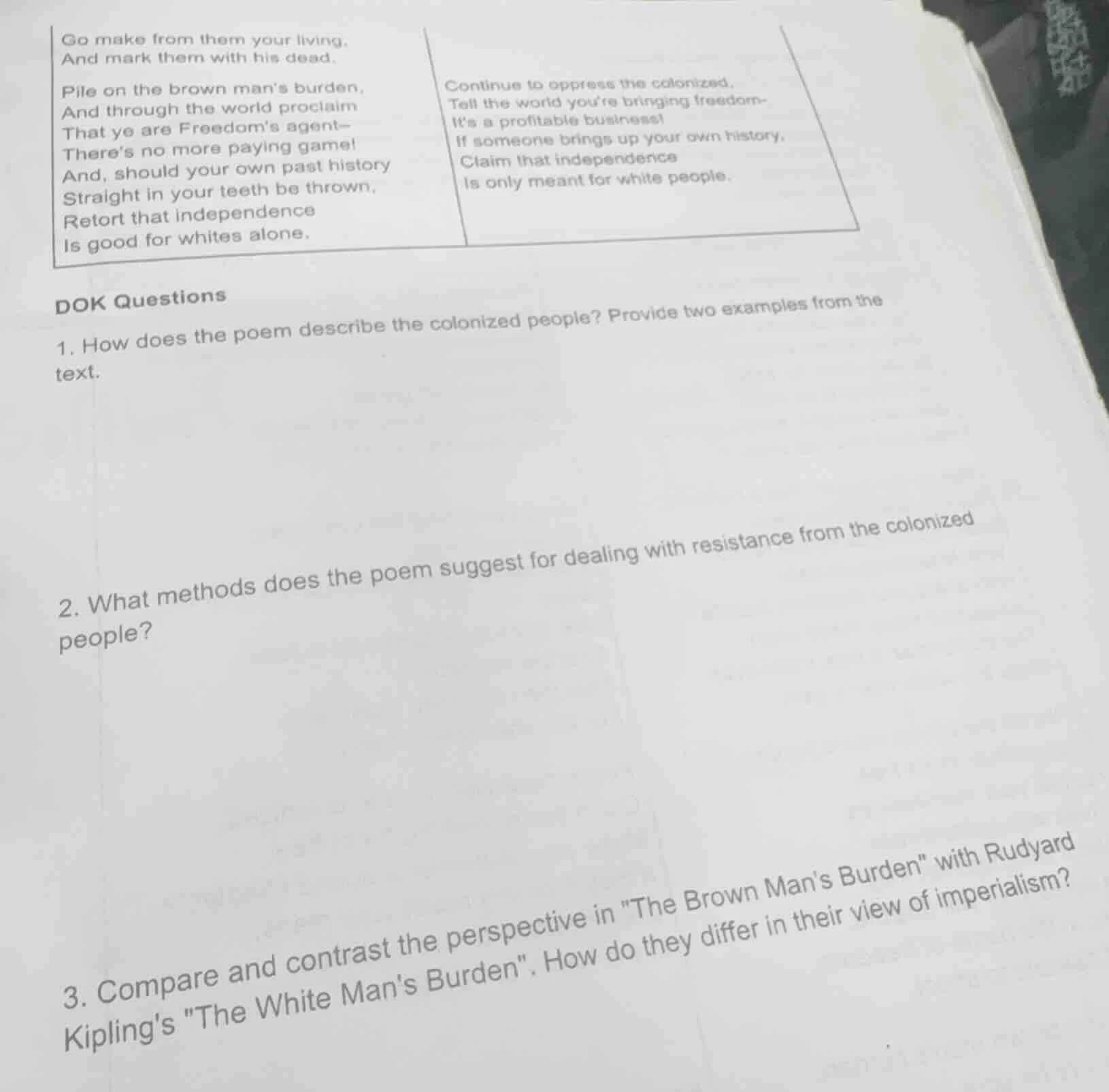 go make from them your living. and mark them with his dead. pile on the…