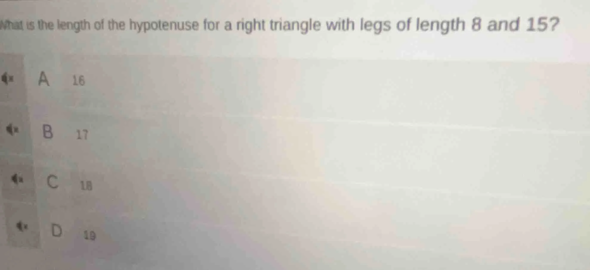 what is the length of the hypotenuse for a right triangle with legs of …