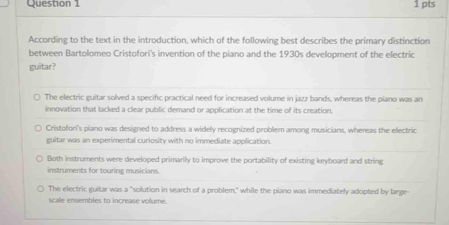 question 1 1 pts according to the text in the introduction, which of th…