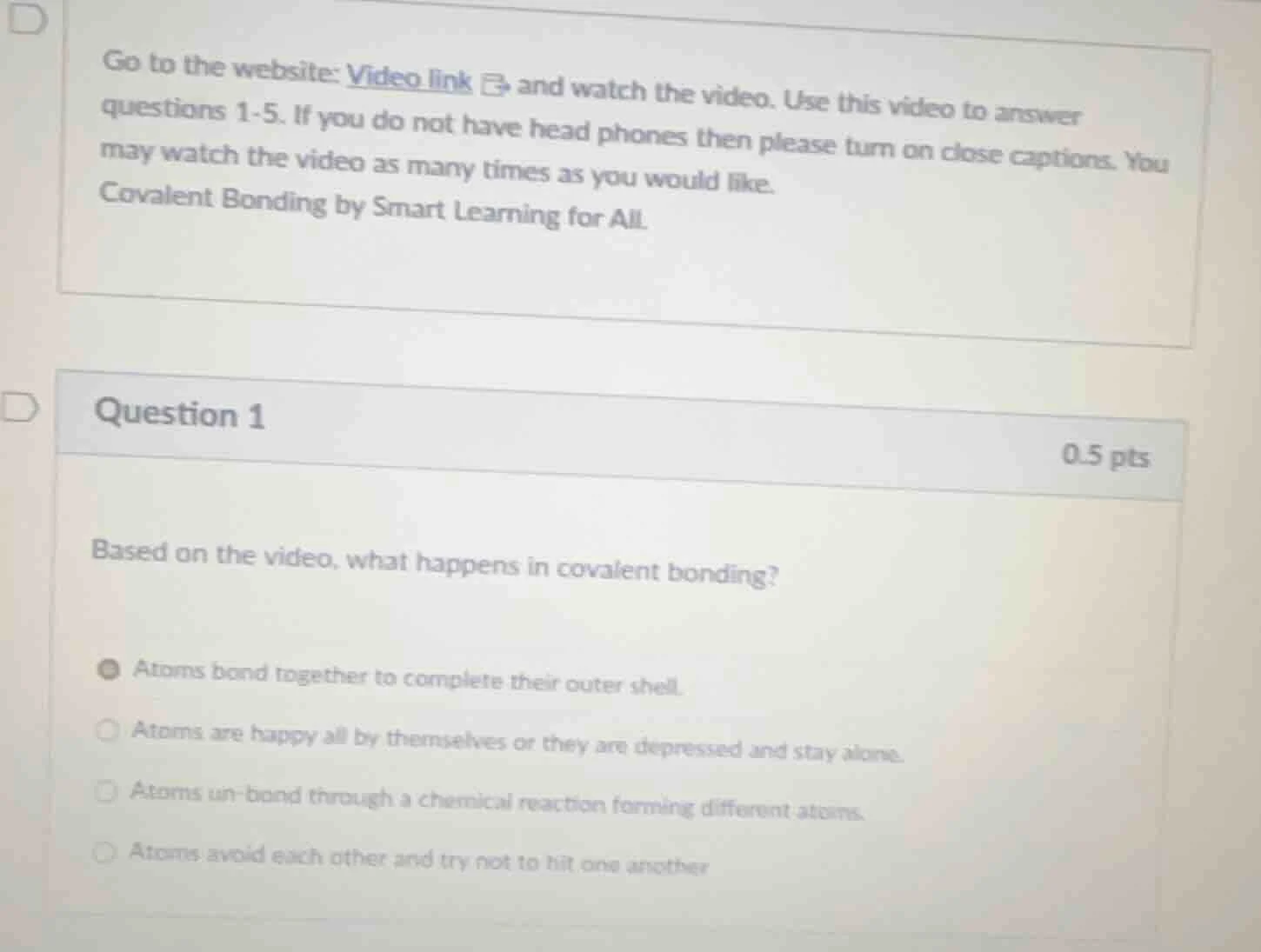 go to the website: video link and watch the video. use this video to an…