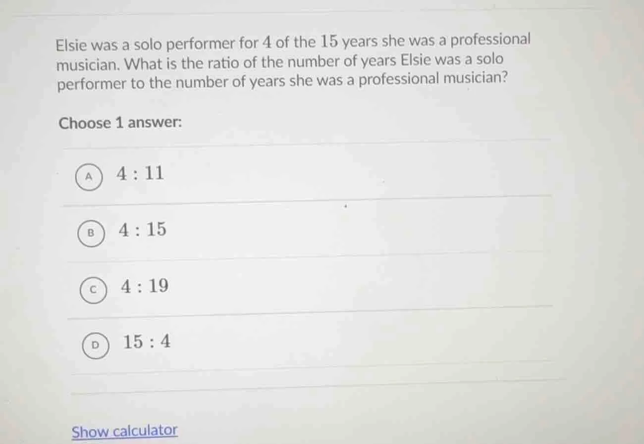 elsie was a solo performer for 4 of the 15 years she was a professional…