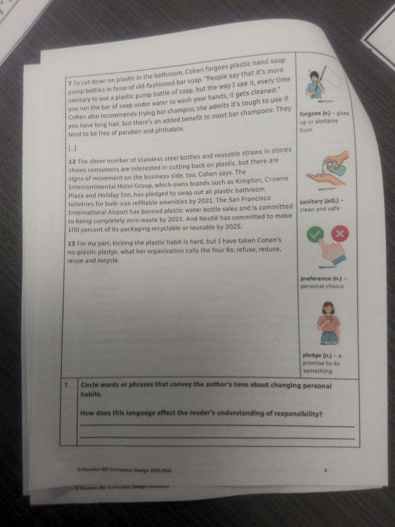 7 to cut down on plastic in the bathroom, cohen forgoes plastic hand so…