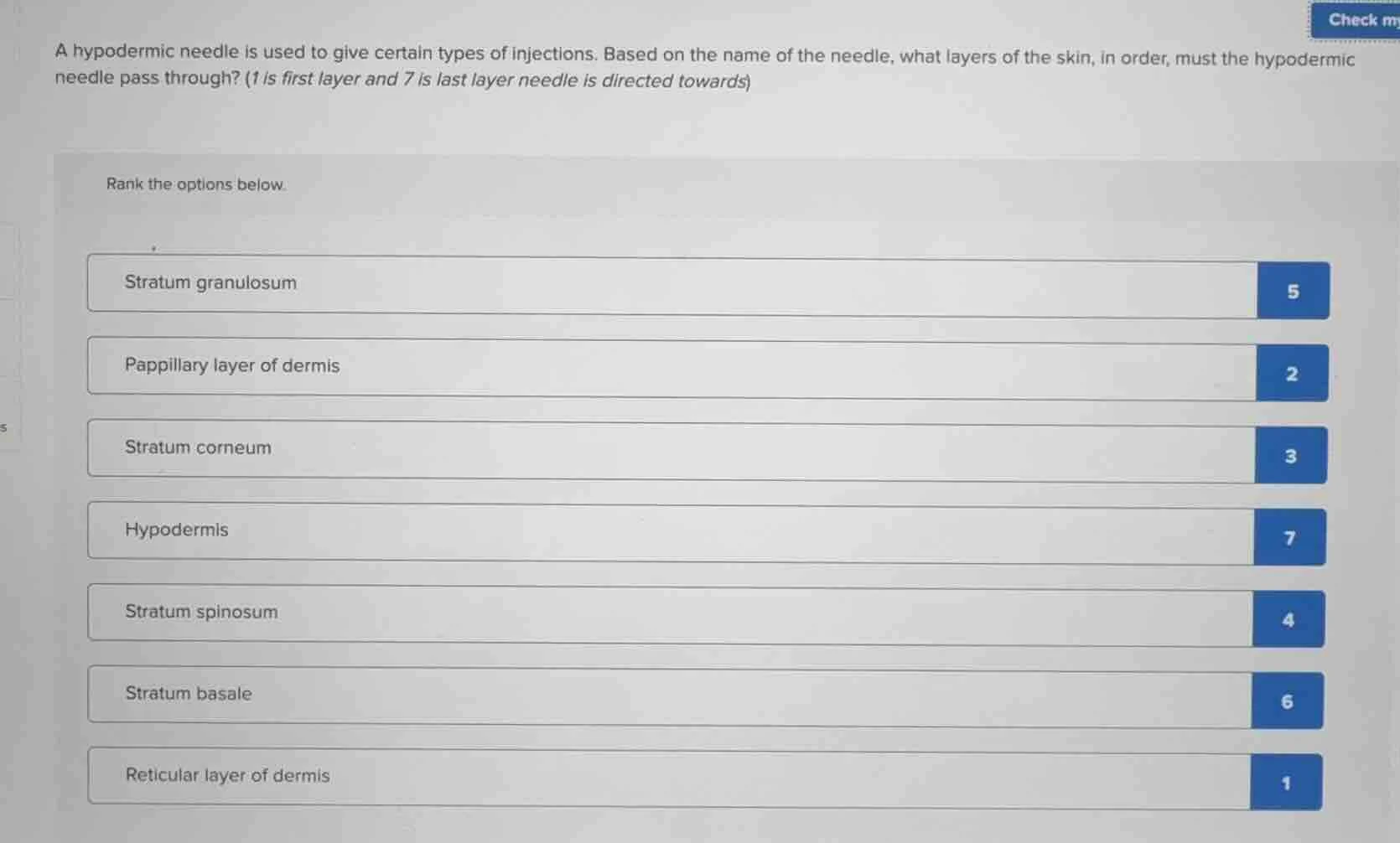 a hypodermic needle is used to give certain types of injections. based …