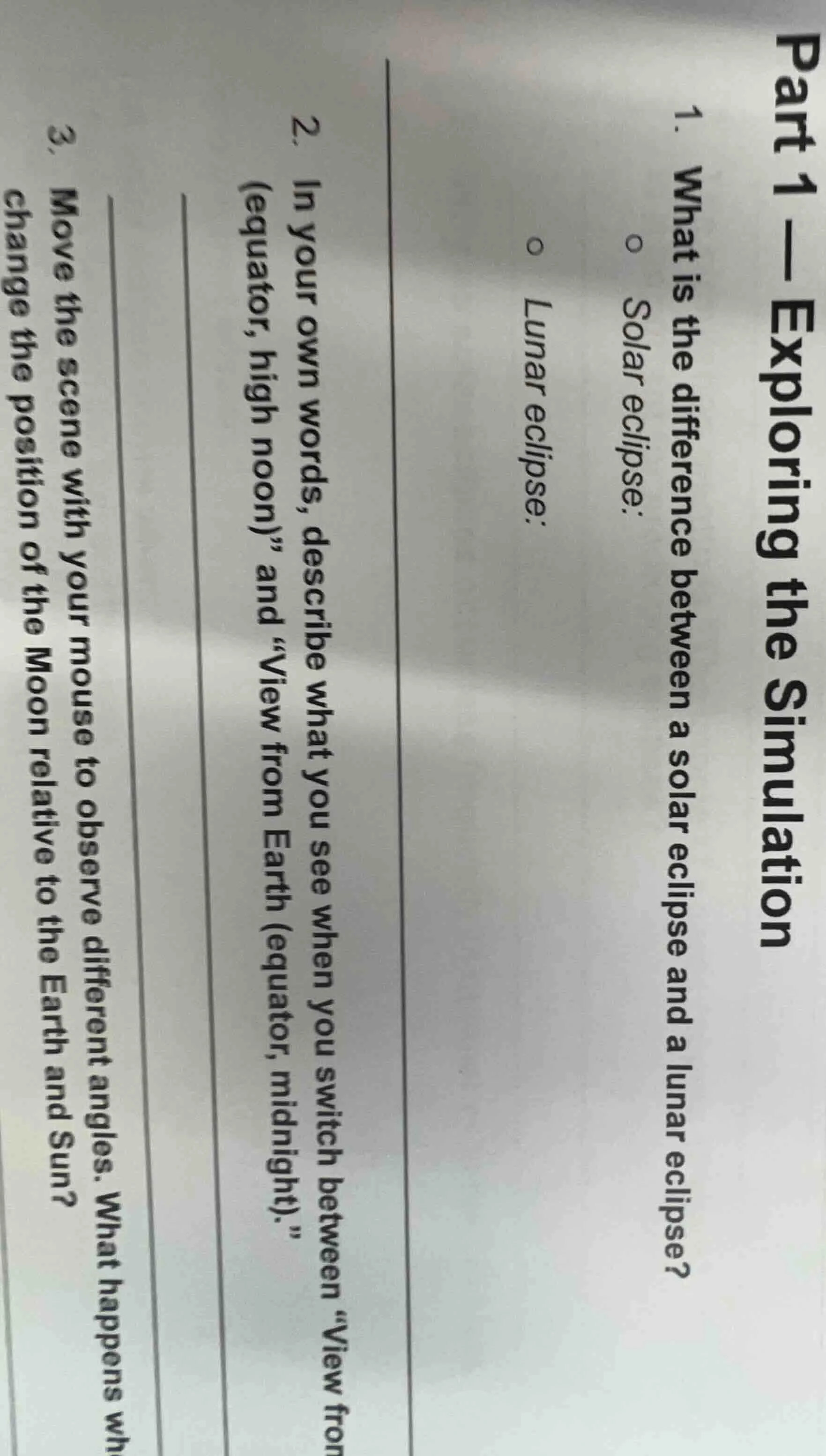 part 1 — exploring the simulation 1. what is the difference between a s…