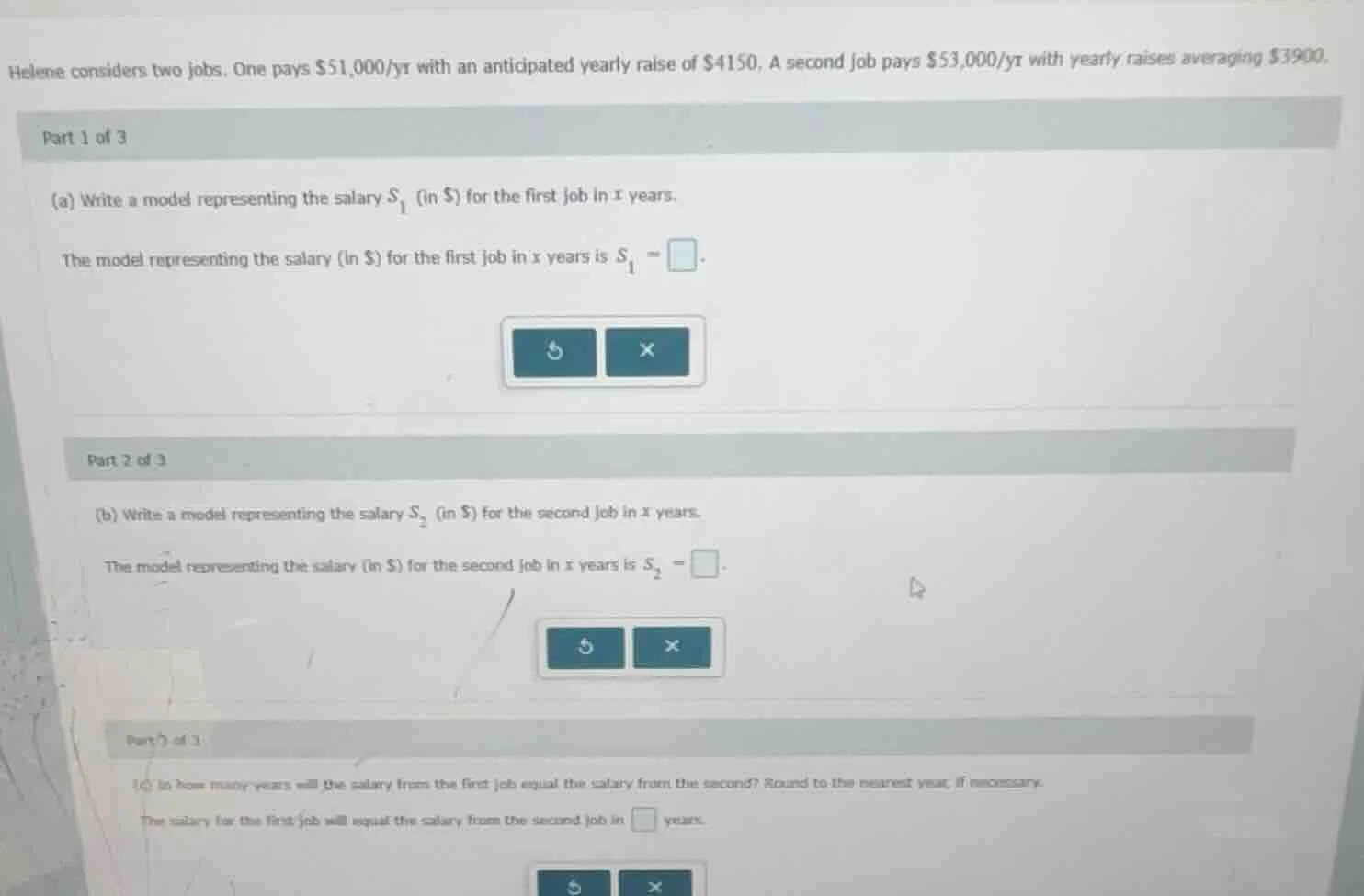 helene considers two jobs. one pays $51,000/yr with an anticipated year…