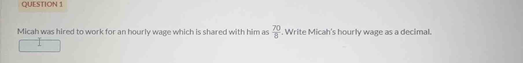 question 1 micah was hired to work for an hourly wage which is shared w…