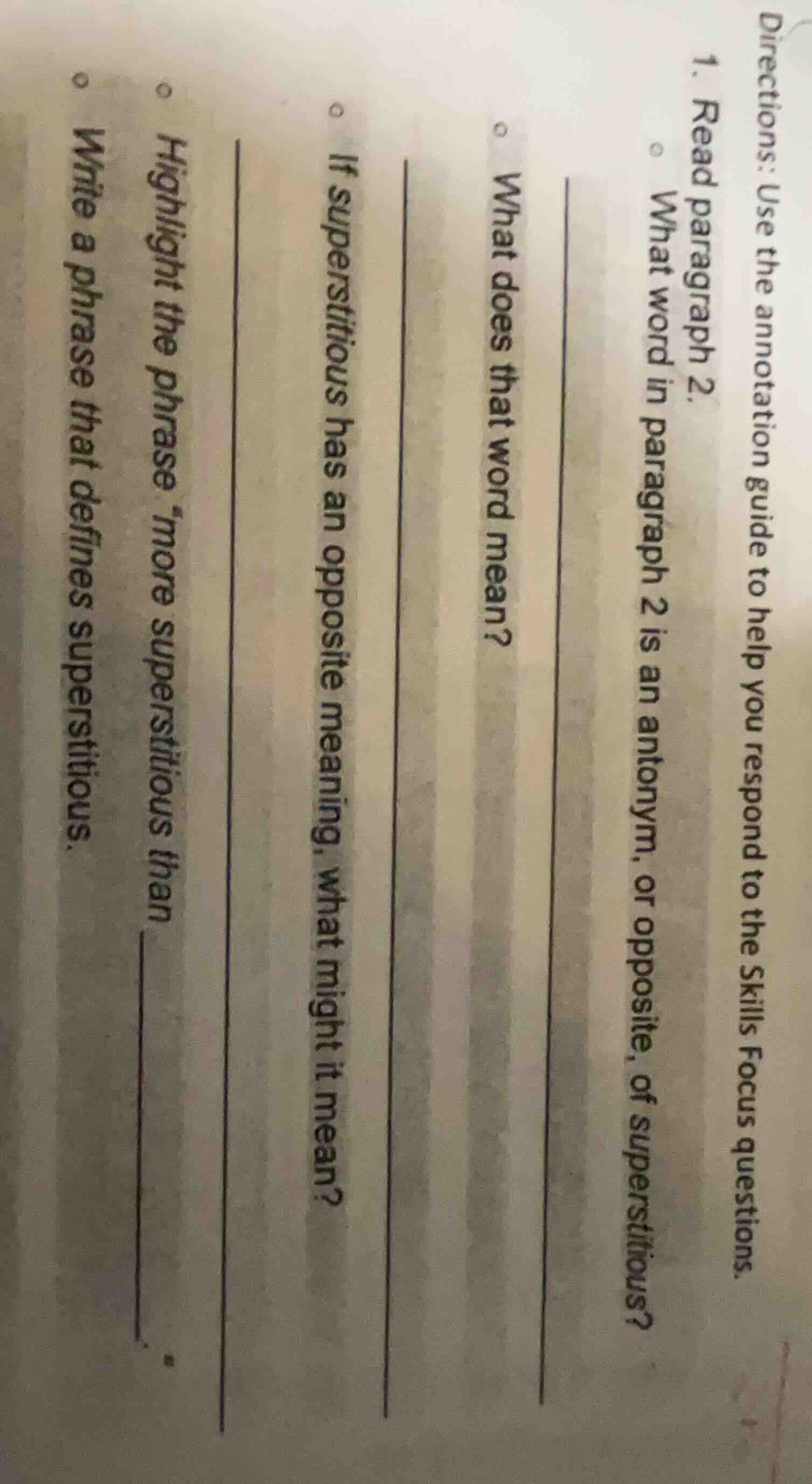 directions: use the annotation guide to help you respond to the skills …