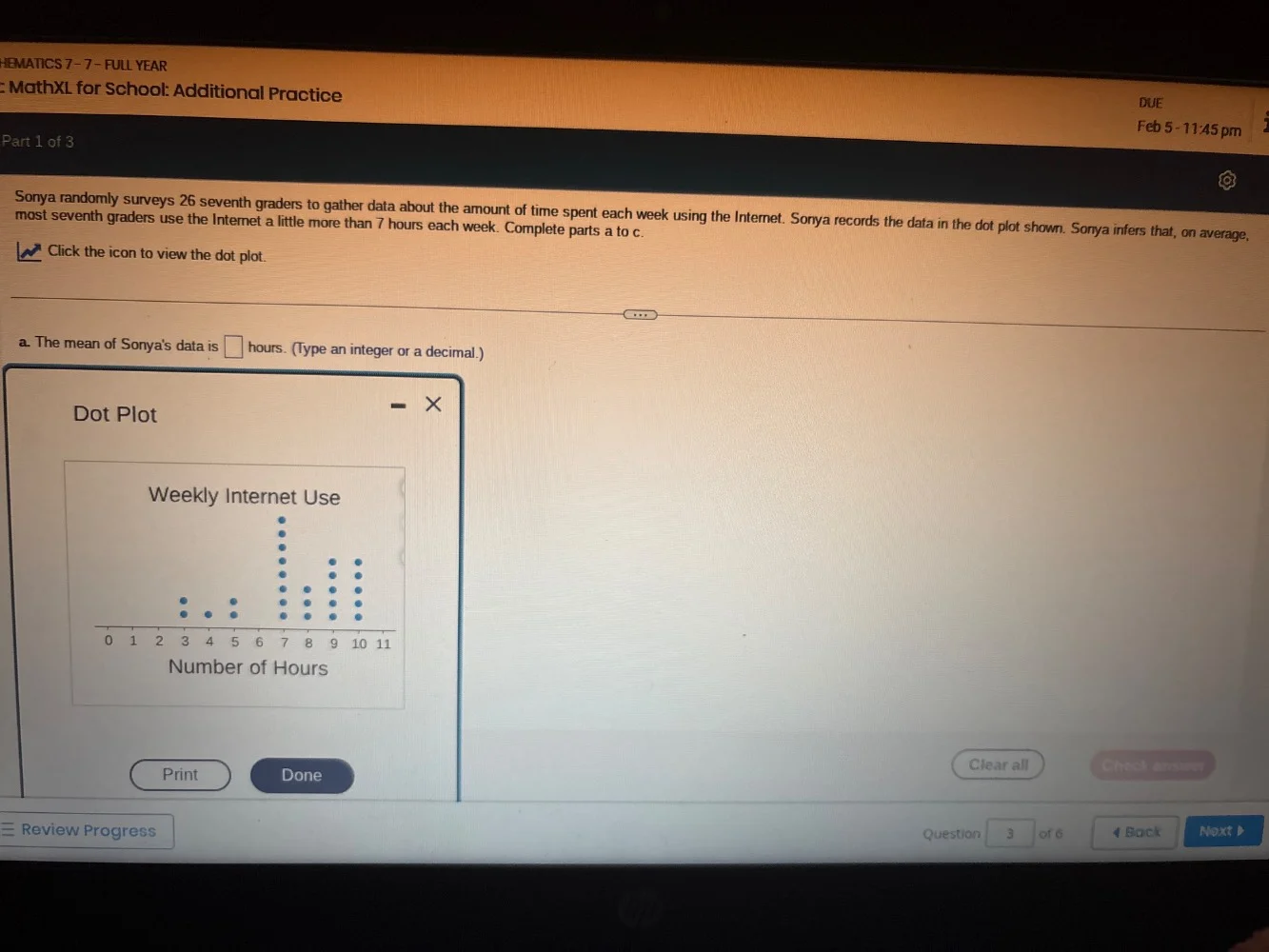 hematics 7 - 7 - full year mathxl for school: additional practice part …
