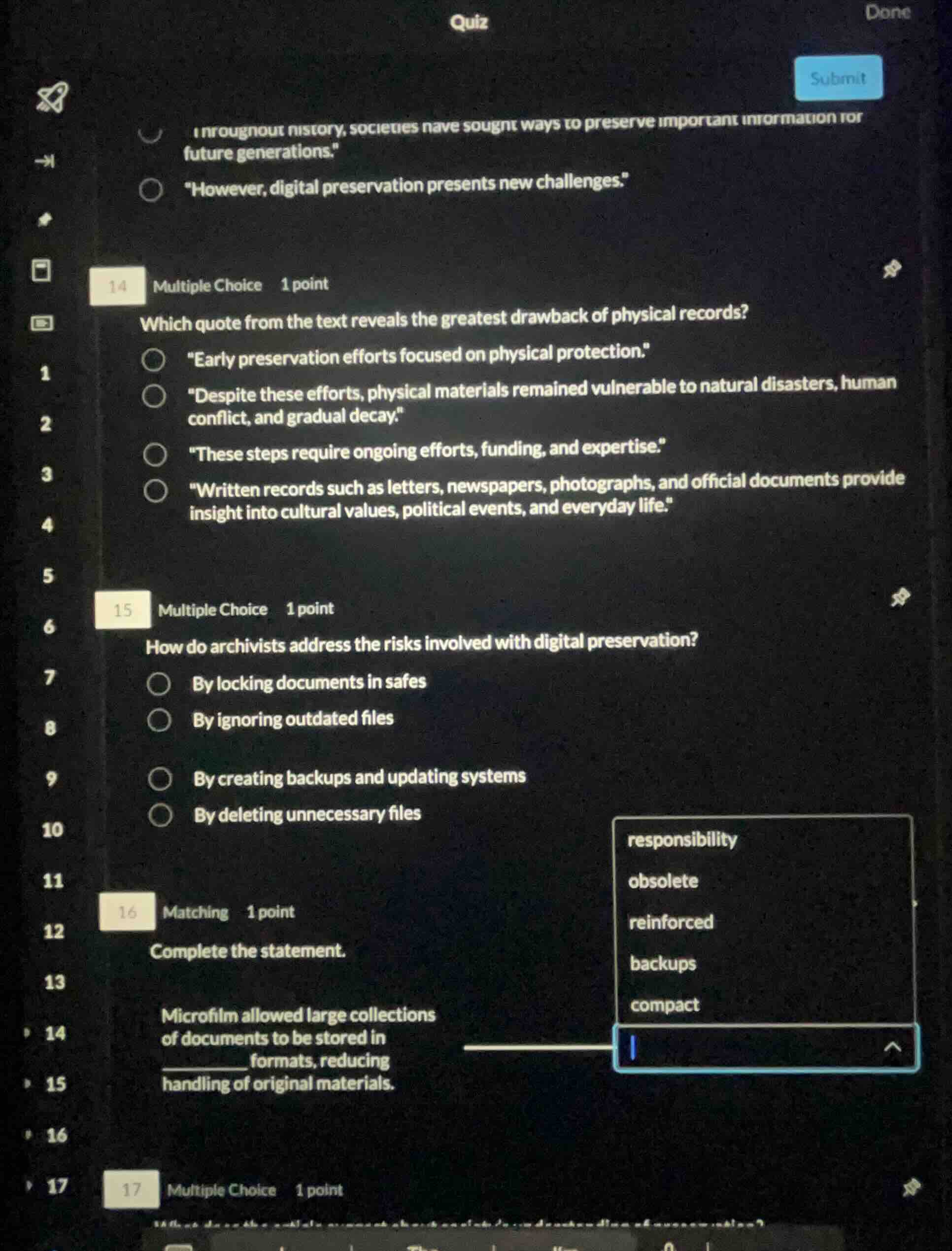 14 multiple choice 1 point which quote from the text reveals the greate…