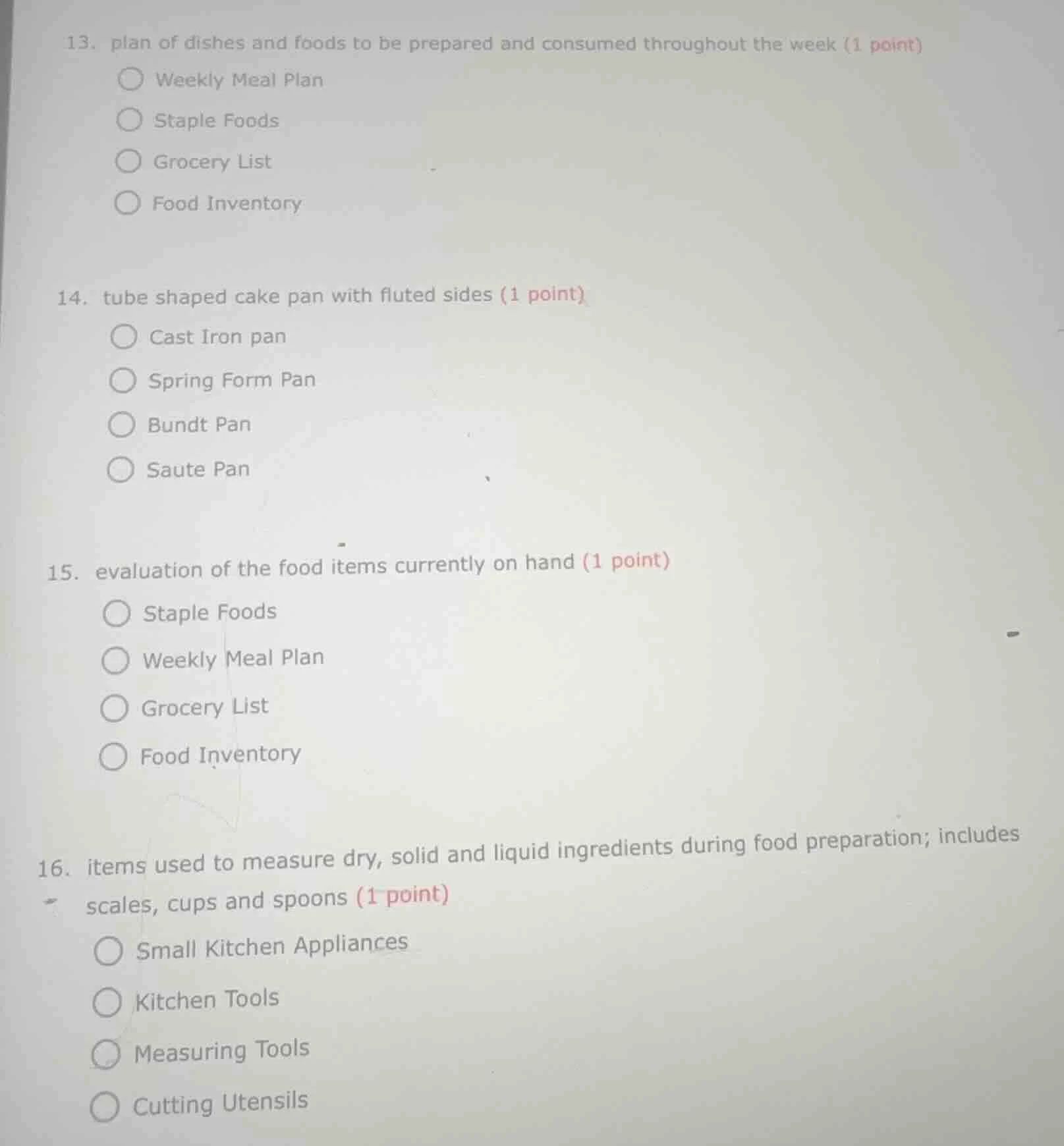 13. plan of dishes and foods to be prepared and consumed throughout the…