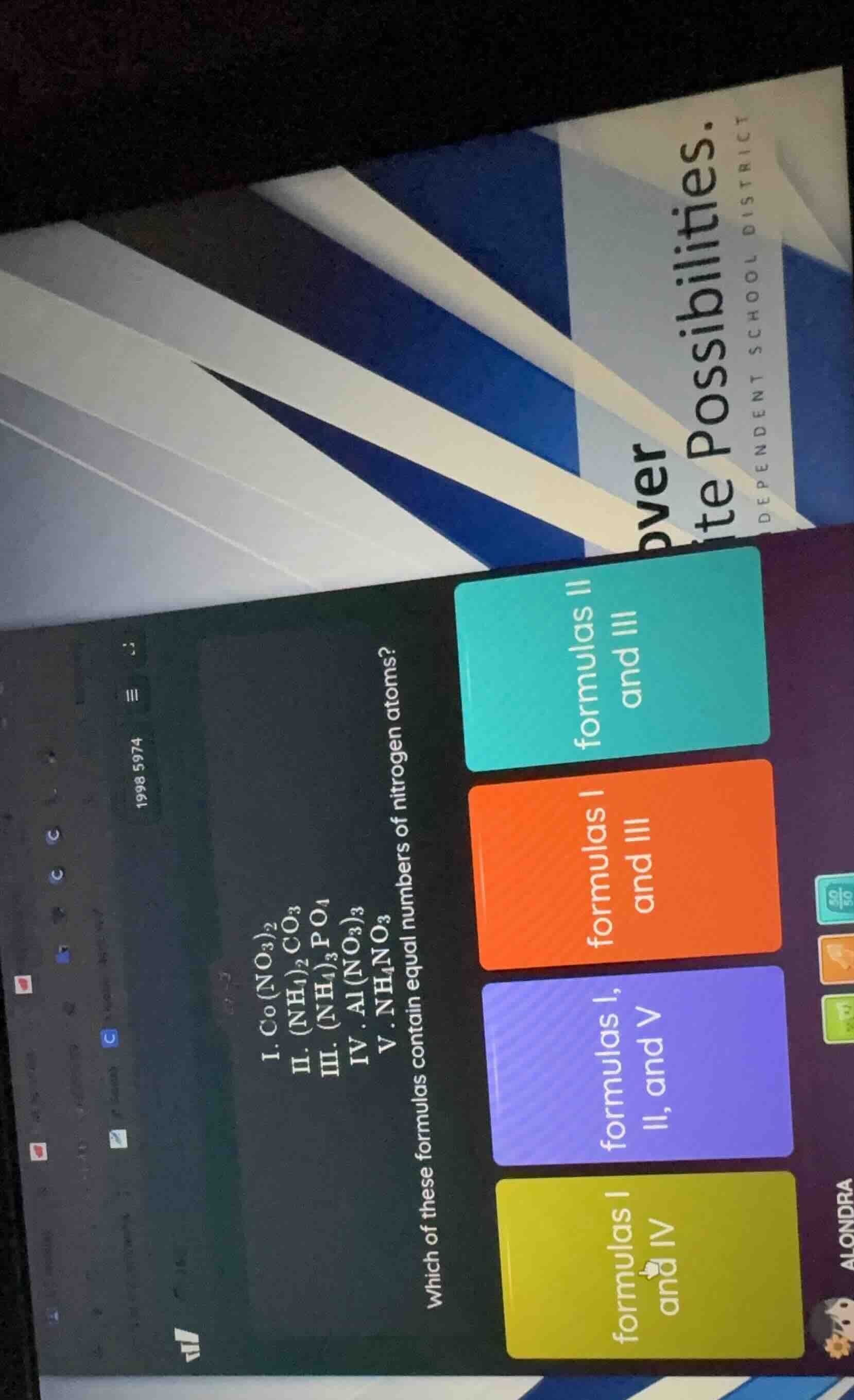 i. co(no₃)₂ ii. (nh₄)₂co₃ iii. (nh₄)₃po₄ iv. al(no₃)₃ v. nh₄no₃ which o…