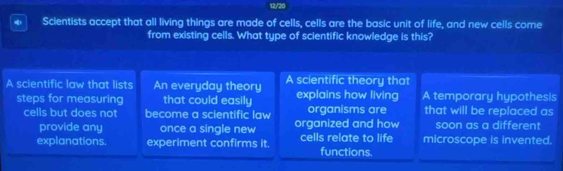 scientists accept that all living things are made of cells, cells are t…