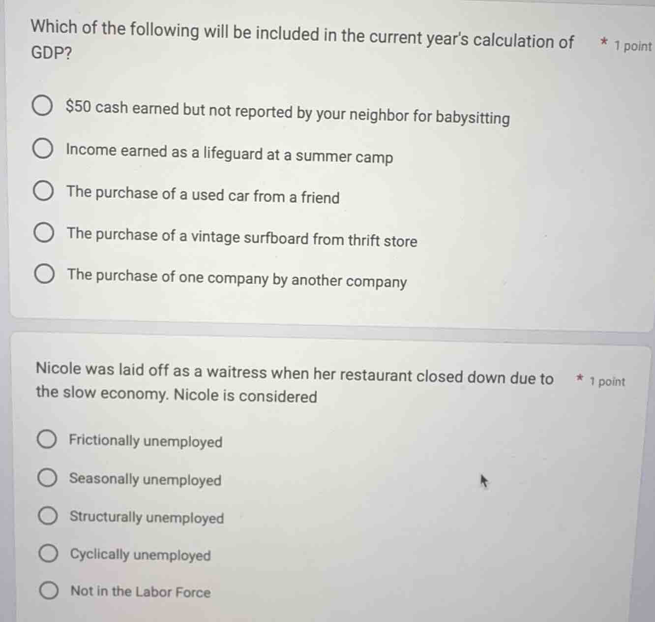 which of the following will be included in the current years calculatio…