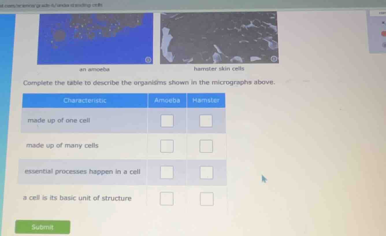 complete the table to describe the organisms shown in the micrographs a…