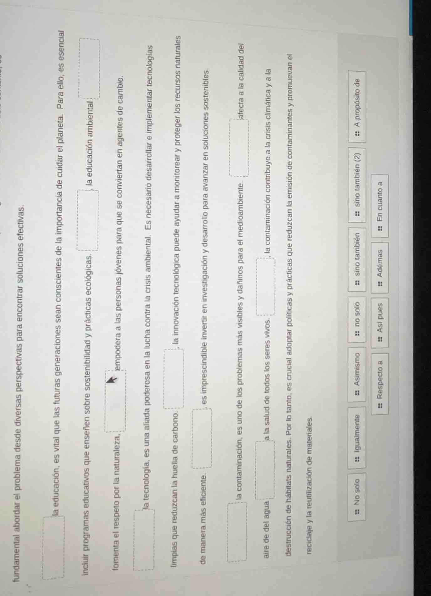 fundamental abordar el problema desde diversas perspectivas para encont…