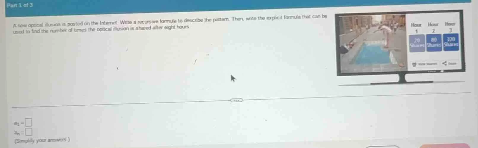 part 1 of 3 a new optical illusion is posted on the internet. write a r…