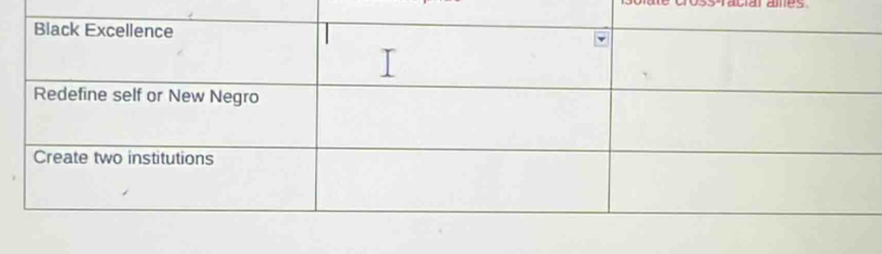 black excellence redefine self or new negro create two institutions