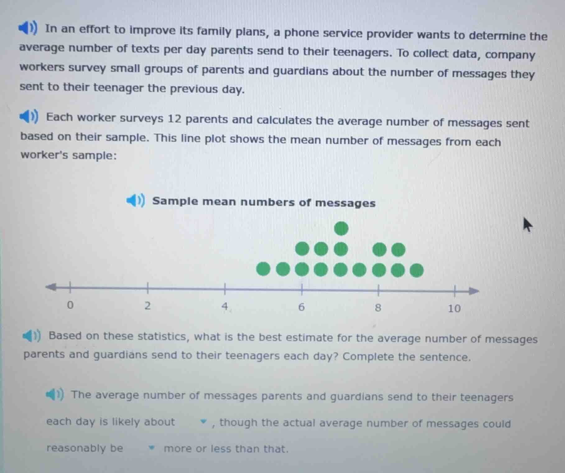 in an effort to improve its family plans, a phone service provider want…