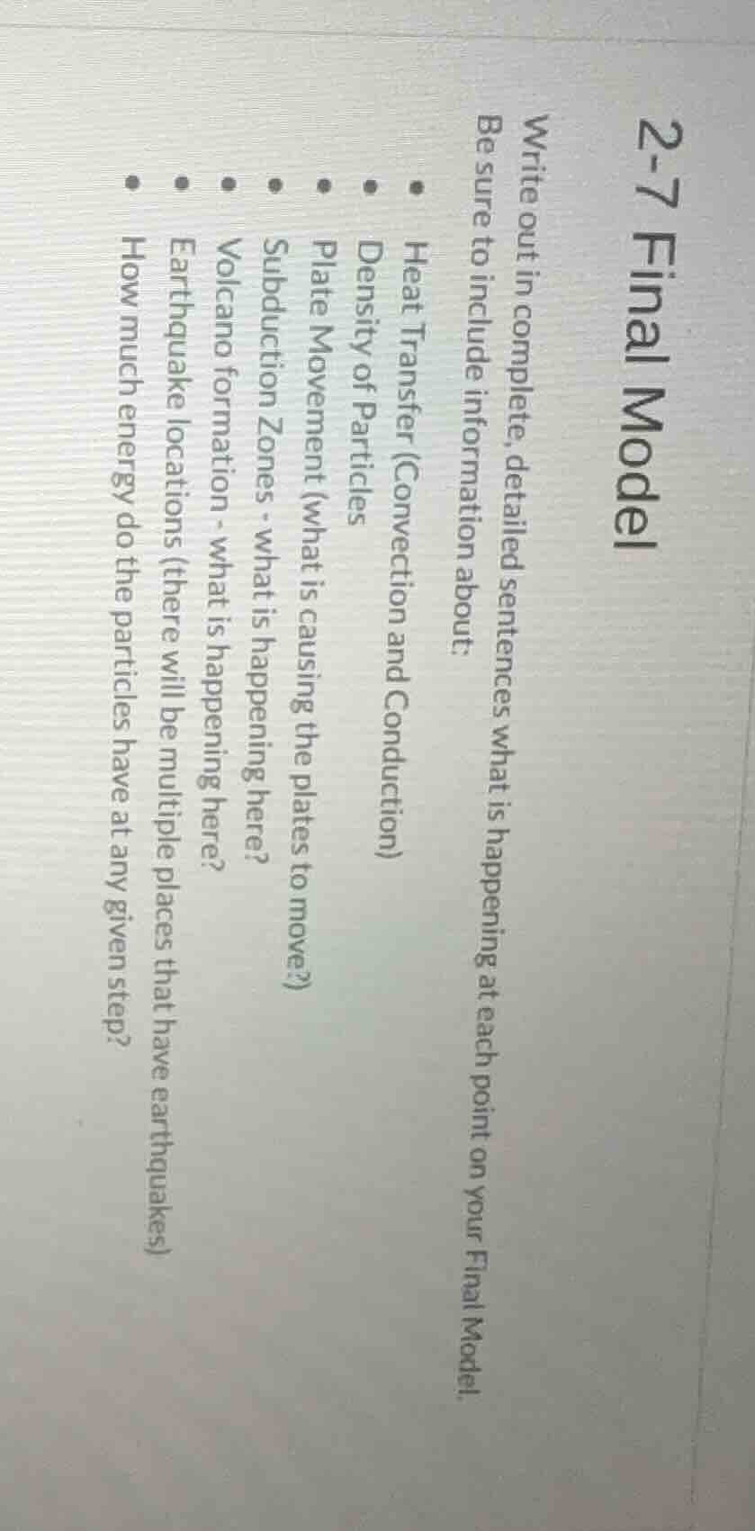 2-7 final model write out in complete, detailed sentences what is happe…