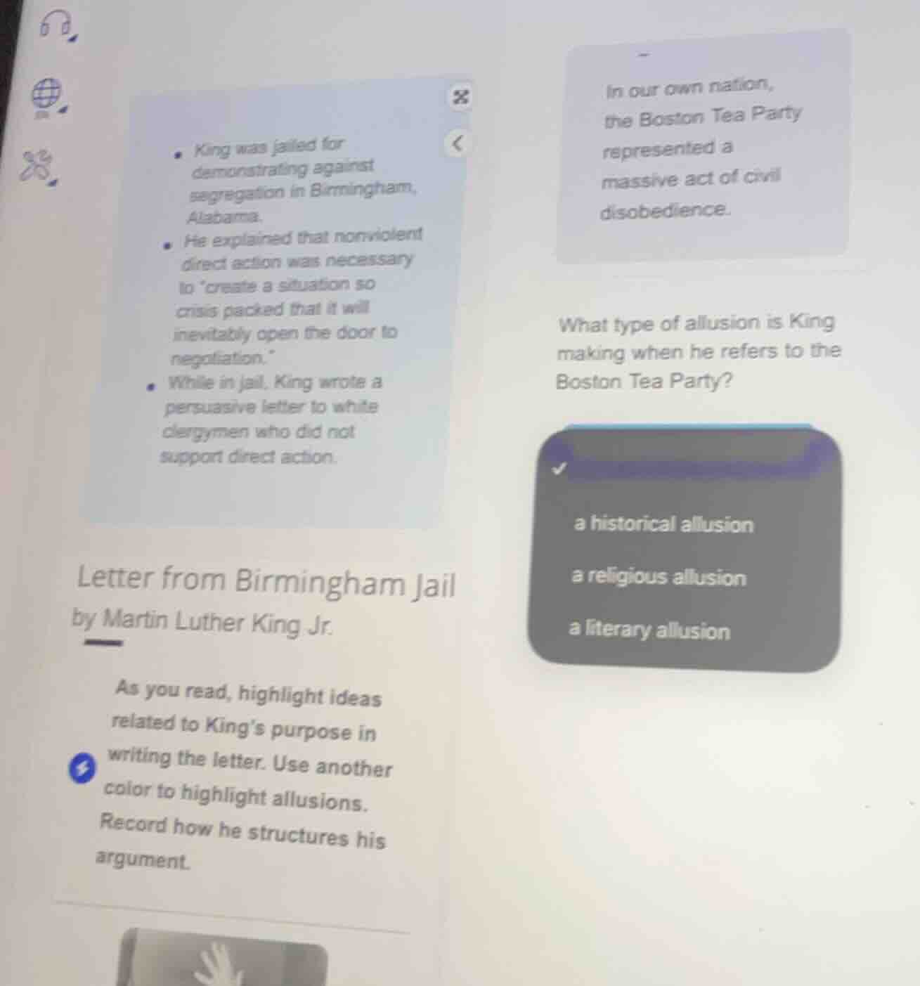 king was jailed for demonstrating against segregation in birmingham, al…