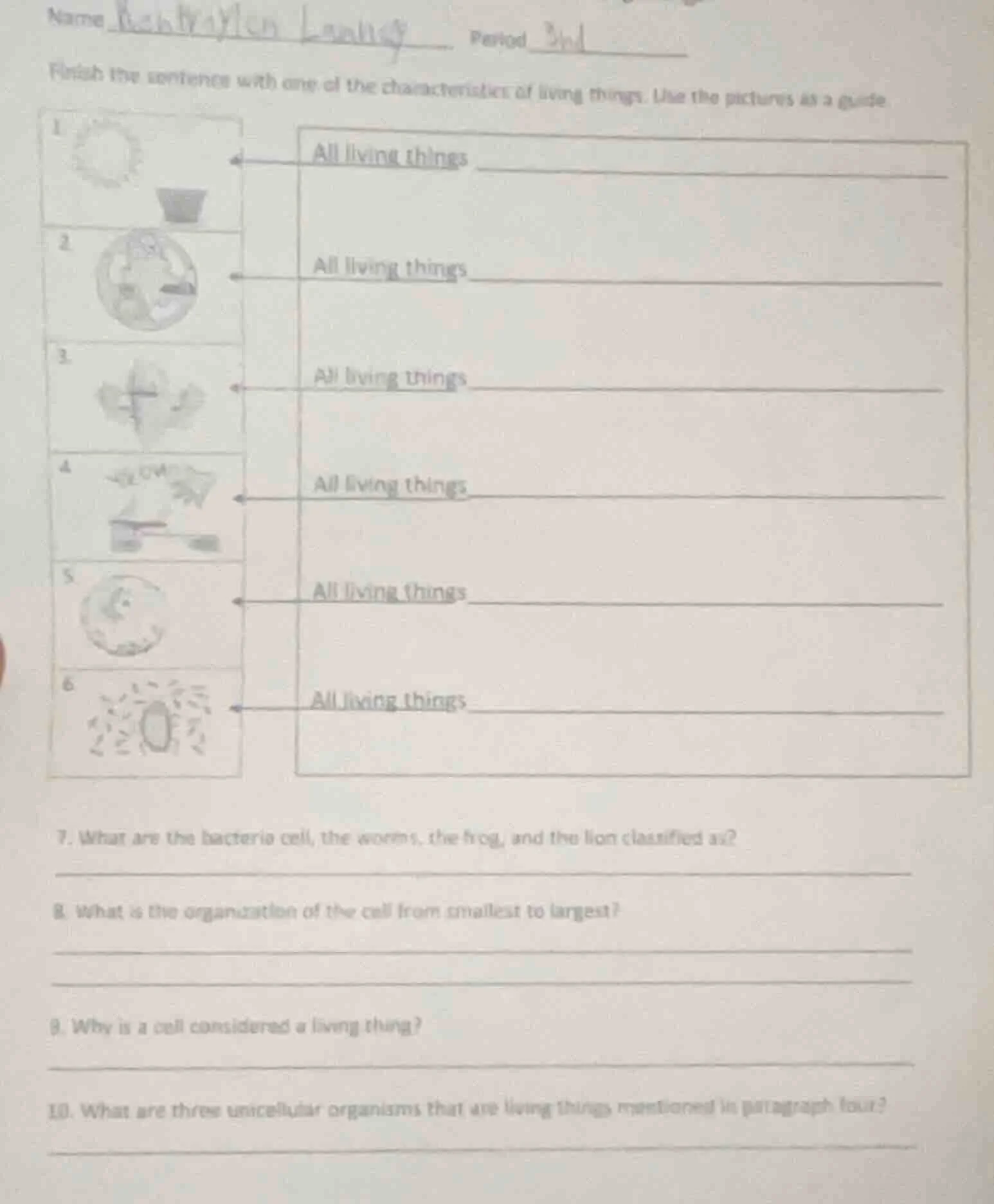 name ______ period ______ finish the sentence with one of the character…