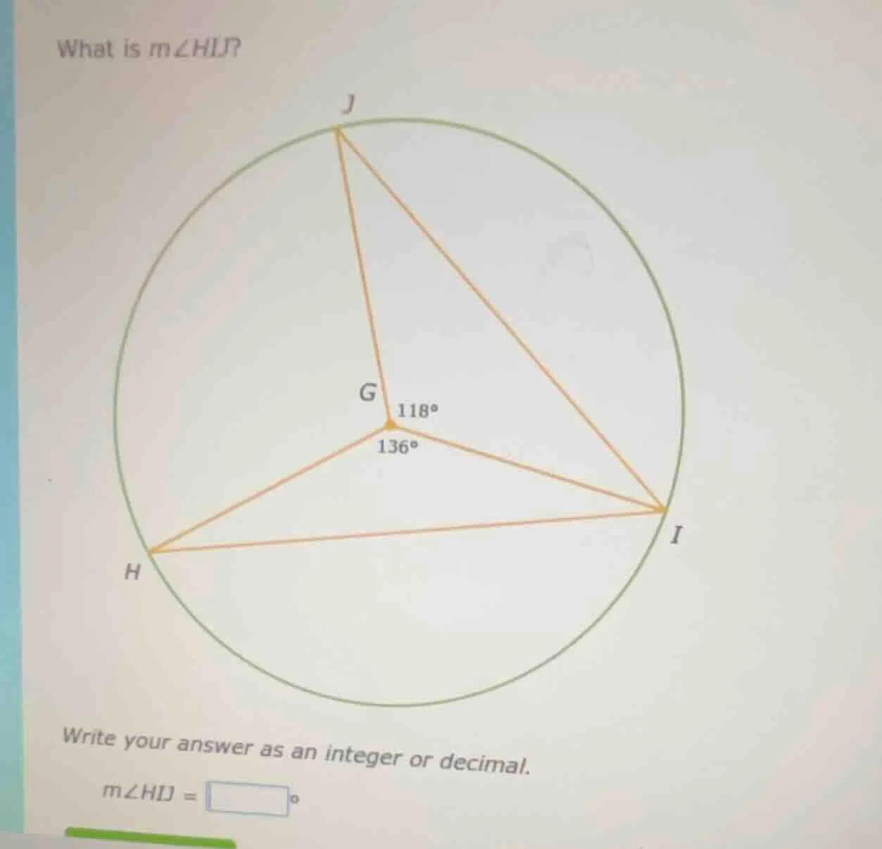 what is ( mangle hij )? write your answer as an integer or decimal. ( m…