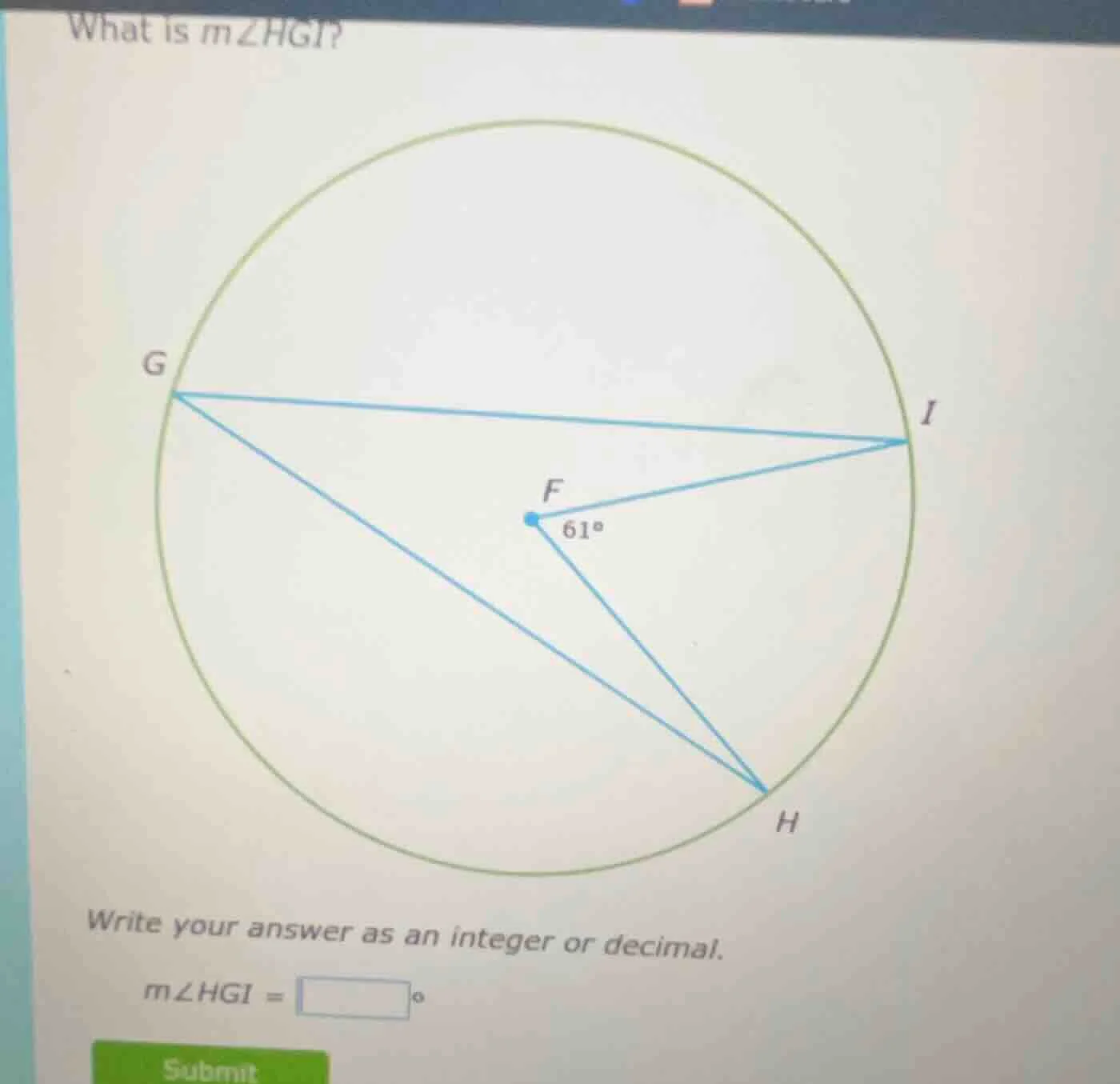 what is ( mangle hgi )? write your answer as an integer or decimal. ( m…