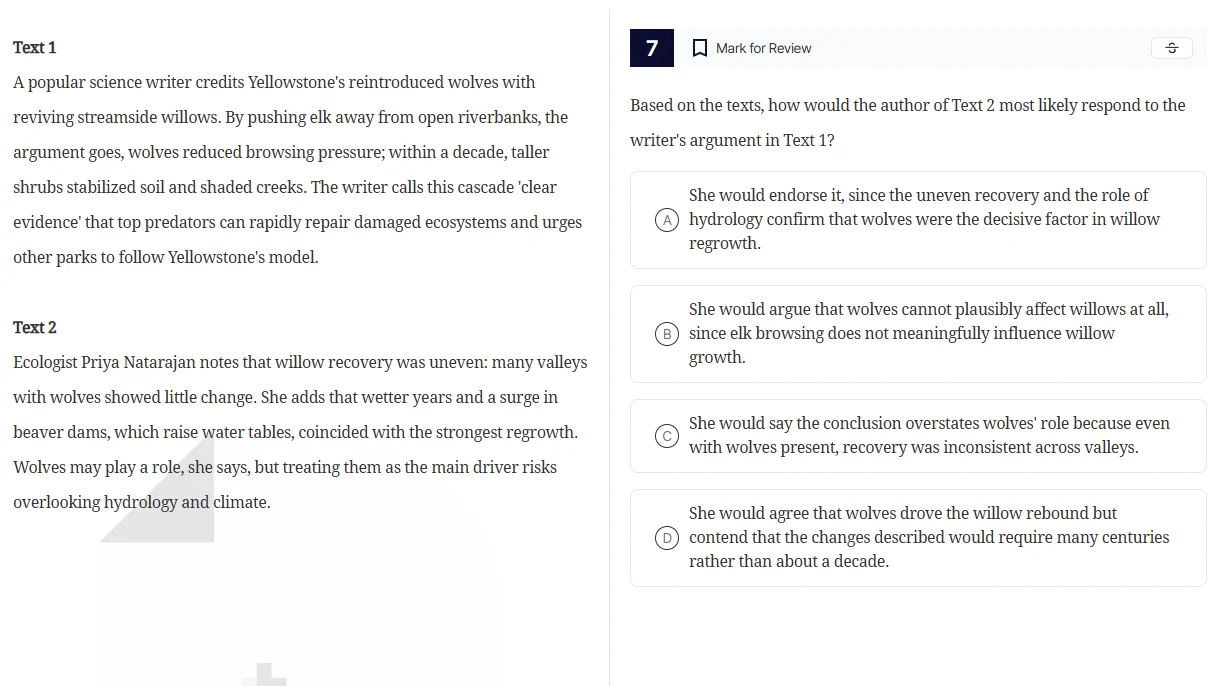 text 1 a popular science writer credits yellowstones reintroduced wolve…