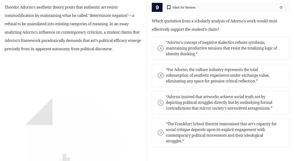 theodor adornos aesthetic theory posits that authentic art resists comm…