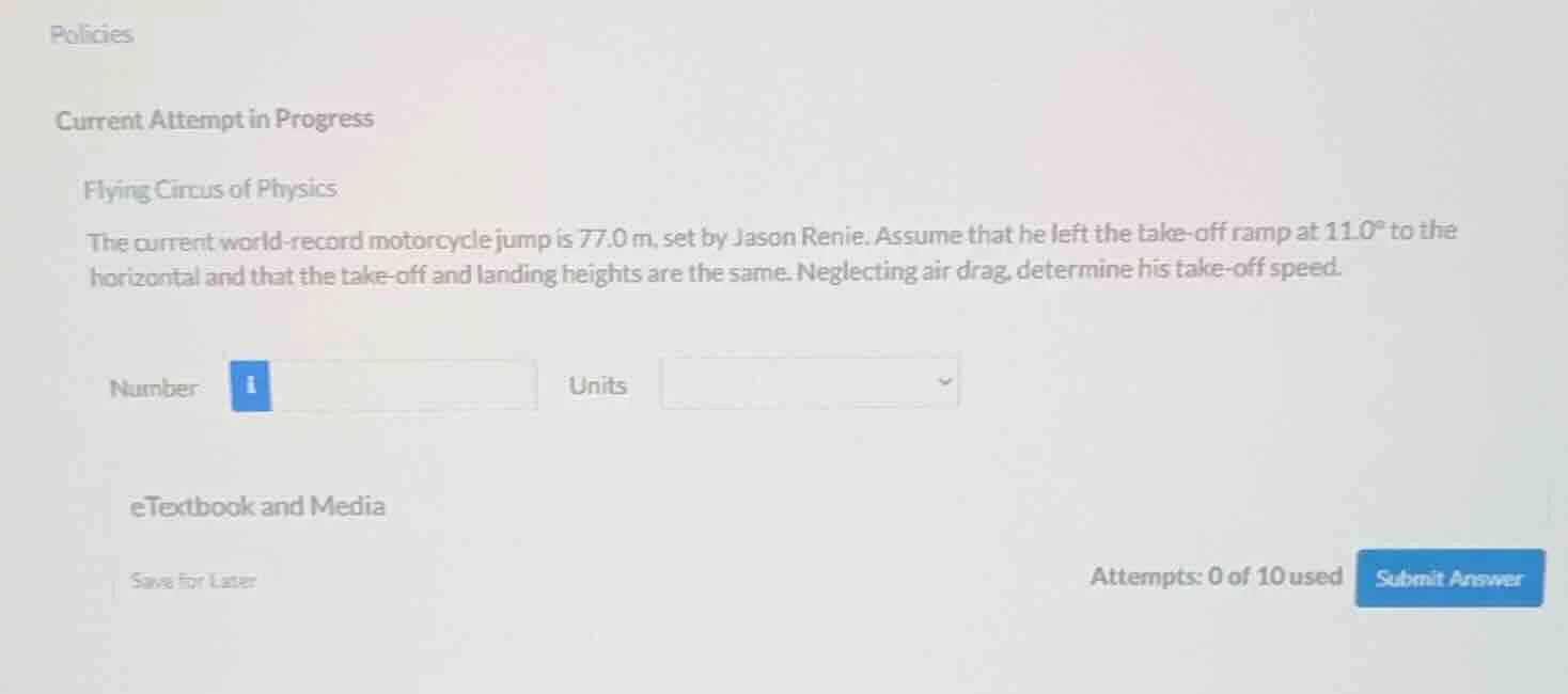 flying circus of physics the current world - record motorcycle jump is …