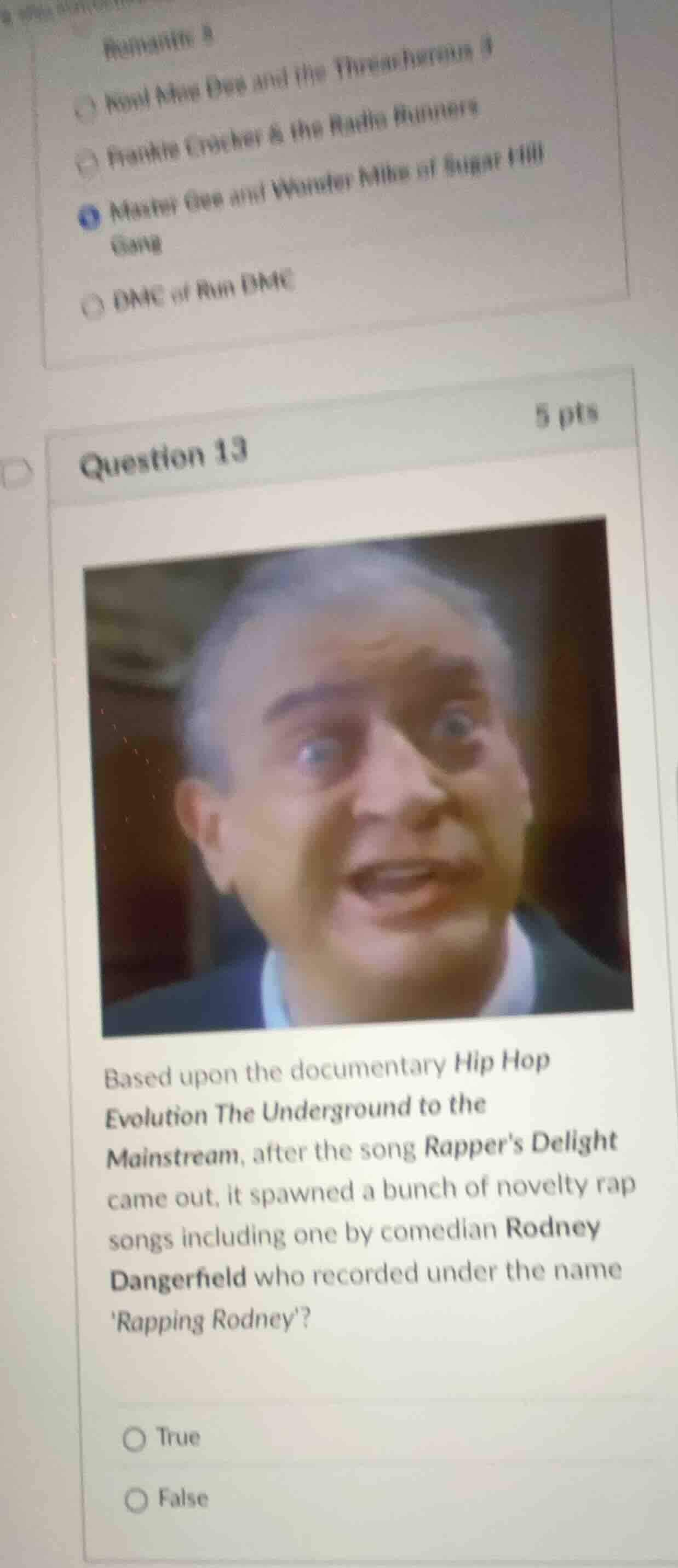 question 13 5 pts based upon the documentary hip hop evolution the unde…