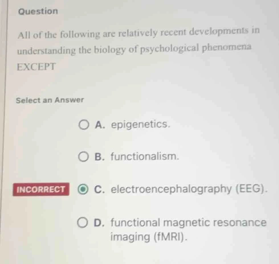 question all of the following are relatively recent developments in und…