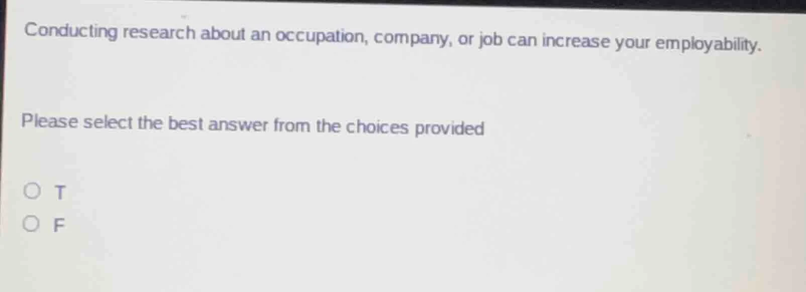 conducting research about an occupation, company, or job can increase y…