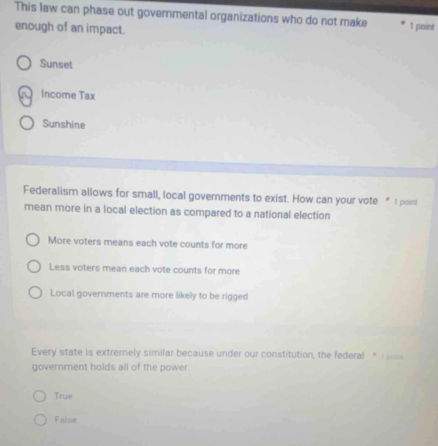 this law can phase out governmental organizations who do not make enoug…