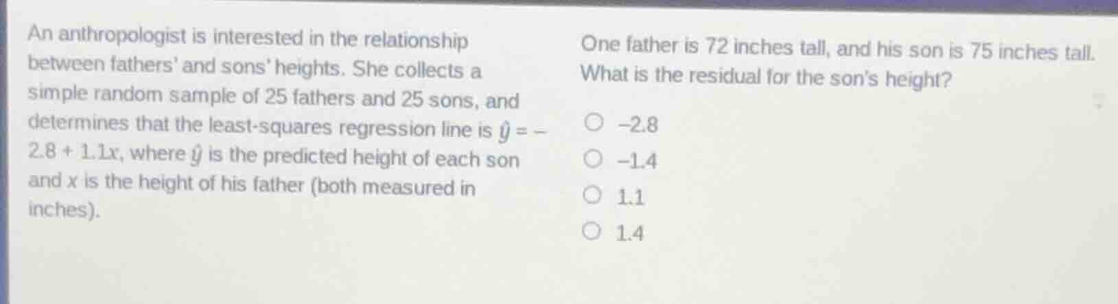 an anthropologist is interested in the relationship between fathers and…