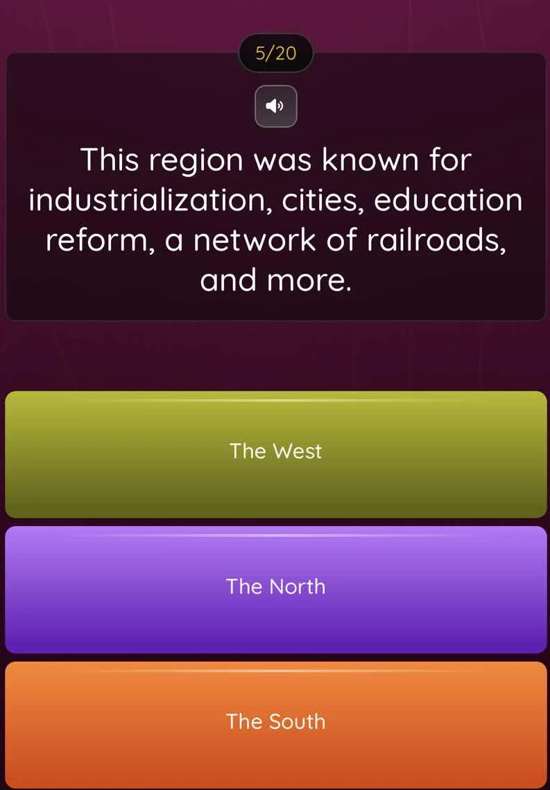 this region was known for industrialization, cities, education reform, …