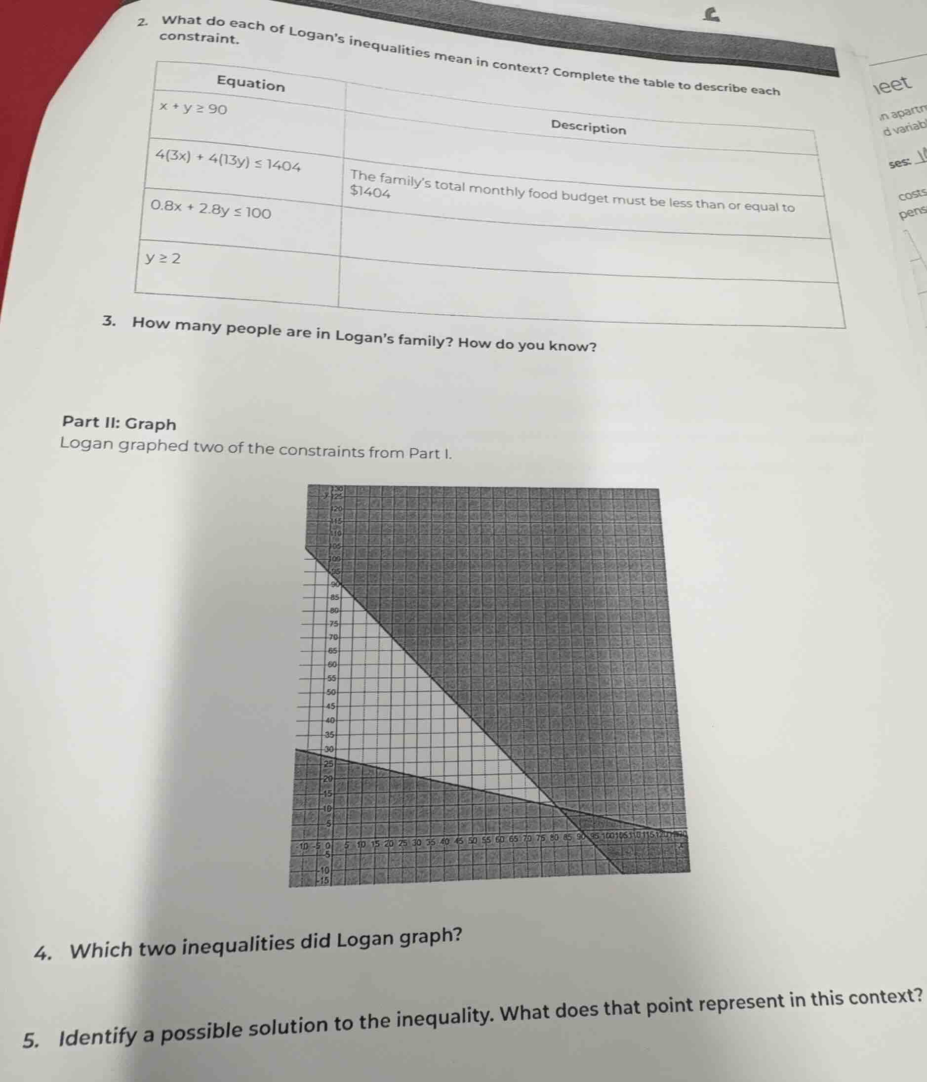 2. what do each of logans inequalities mean in context? complete the ta…