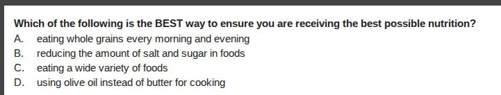 which of the following is the best way to ensure you are receiving the …