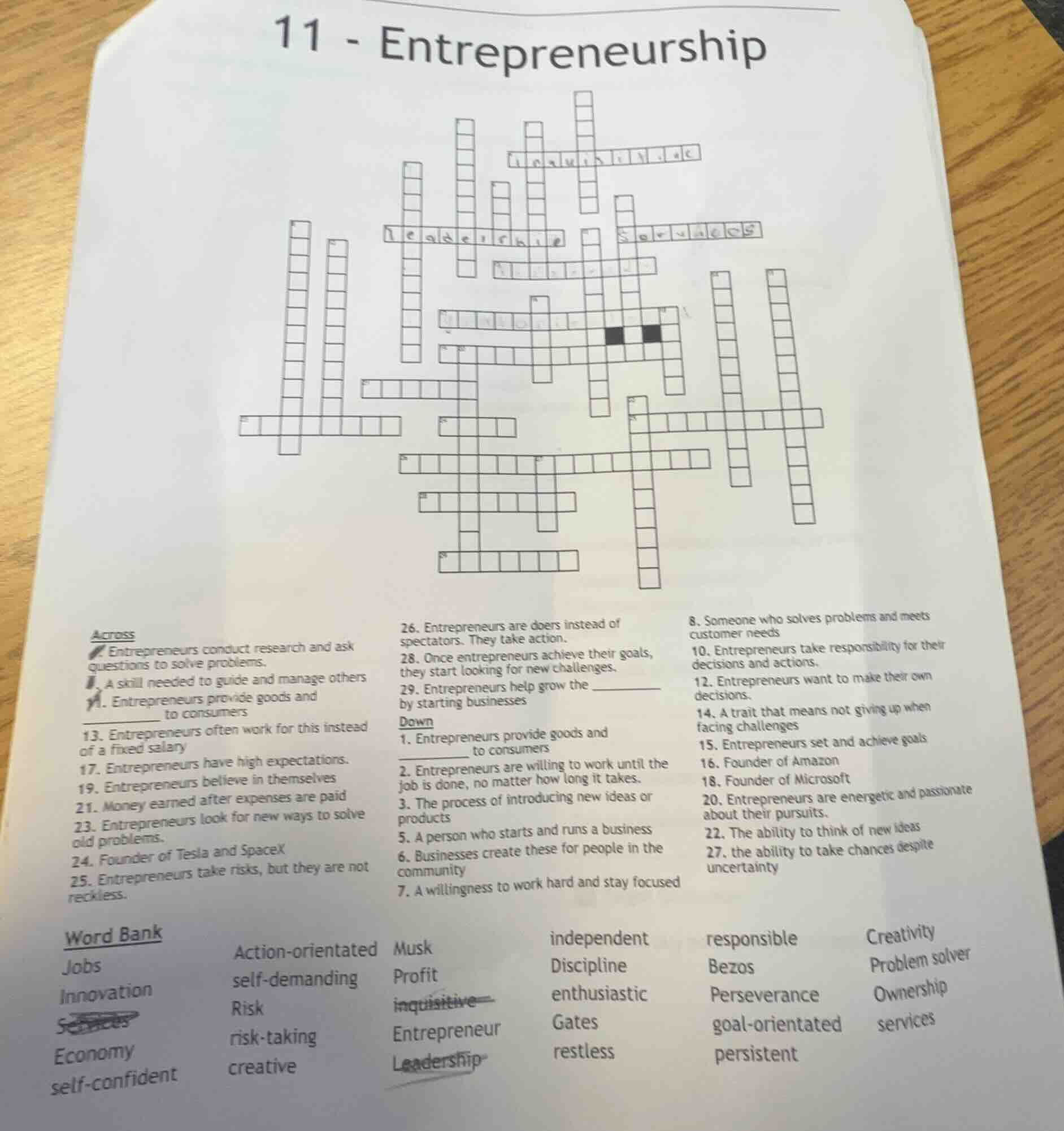 11 - entrepreneurship across - entrepreneurs conduct research and ask q…