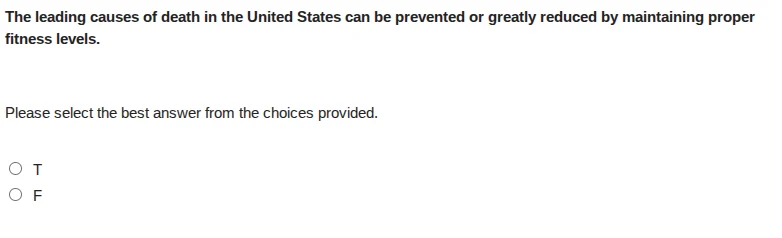 the leading causes of death in the united states can be prevented or gr…