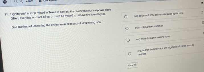 11. lignite coal is strip mined in texas to operate the coal - fired el…
