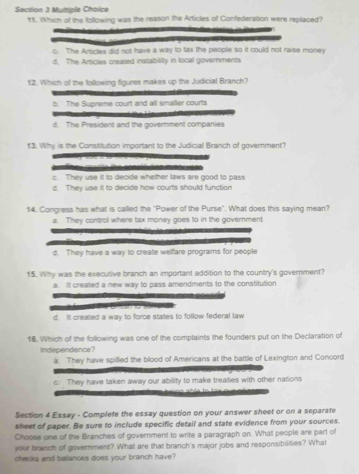 section 3 multiple choice 11. which of the following was the reason the…