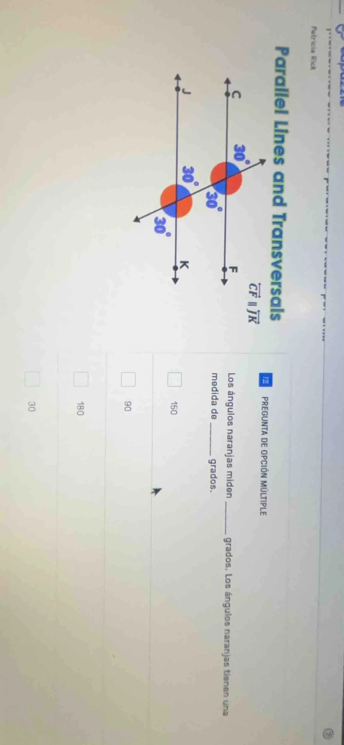 parallel lines and transversals \\(\\overleftrightarrow{cf} \\parallel …