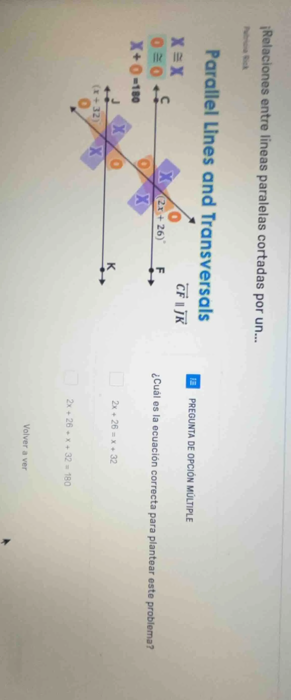 ¡relaciones entre líneas paralelas cortadas por un... parallel lines an…