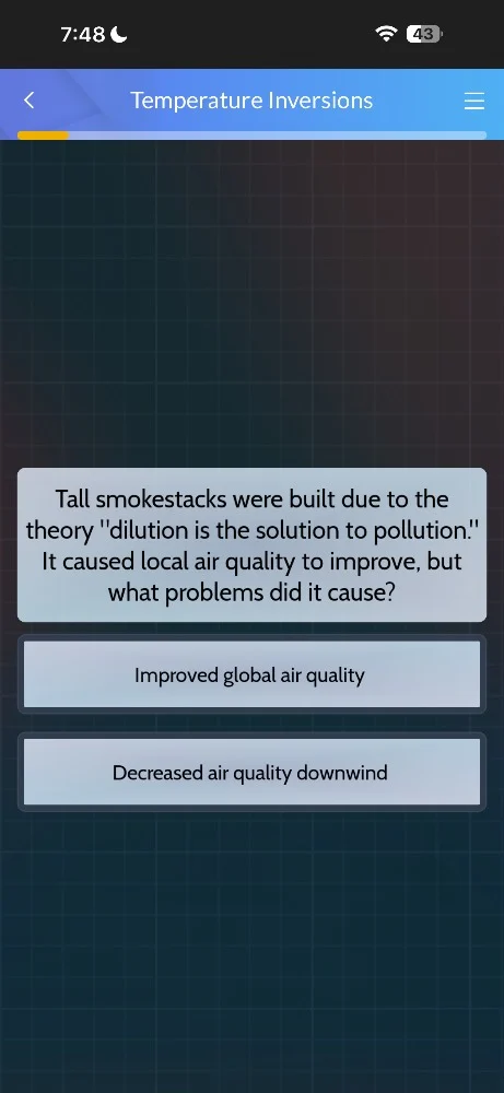 tall smokestacks were built due to the theory \dilution is the solution…